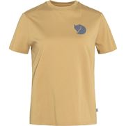 Fjällräven Fox Boxy Logo Tee W Women’s T-shirts & tank tops Beige Main Front 59507