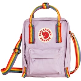 Fjällräven Kånken Rainbow Sling Unisex Shoulder bags Purple Main Front 59388