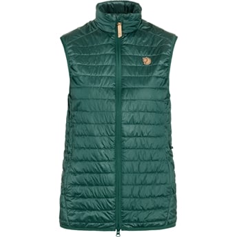 Fjällräven Abisko Padded Vest W Women’s Trekking jackets Green Main Front 59306