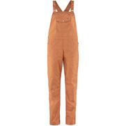 Fjällräven Vardag Dungaree Trousers W Women’s Outdoor trousers Brown, Orange Main Front 59583