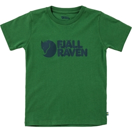 Fjällräven Kids Fjällräven Logo T-shirt Children’s Kids tops Green Main Front 59399