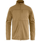Fjällräven Abisko Lite Fleece Jacket M Men’s Fleeces Brown, Yellow Main Front 59294
