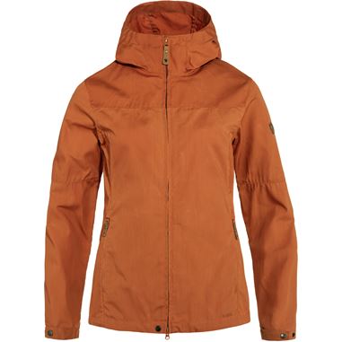Fjällräven Stina Jacket W Women’s Outdoor jackets Brown, Orange Main Front 59421