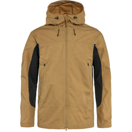 Fjällräven Abisko Lite Trekking Jacket M Men’s Outdoor jackets Grey, Brown, Yellow Main Front 59299