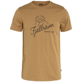 Fjällräven Sunrise T-shirt M Men’s T-shirts & tank tops Brown, Yellow Main Front 59557