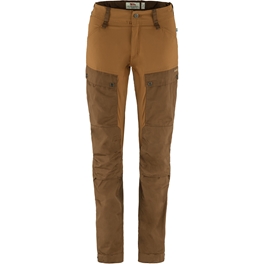Fjällräven Keb Trousers W Short Women’s Trekking trousers Brown, Beige, Orange Main Front 49731
