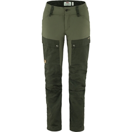 Fjällräven Keb Trousers W Reg Women’s Trekking trousers Green, Green Main Front 16953