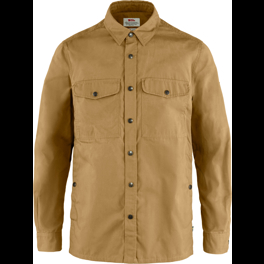 Fjällräven Singi Overshirt M Men’s Shirts Brown, Yellow Main Front 43125