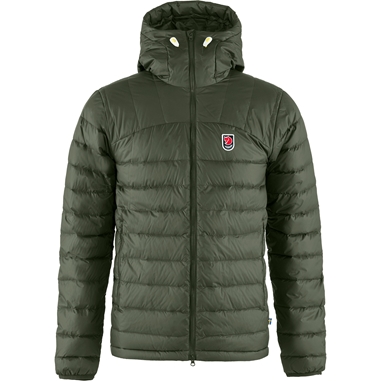 Fjällräven Expedition Pack Down Hoodie M Men’s Down jackets Green Main Front 42574