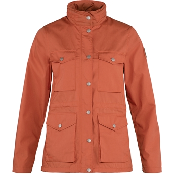 Fjällräven Räven Lite Jacket W Women’s Outdoor jackets Orange, Red Main Front 48927
